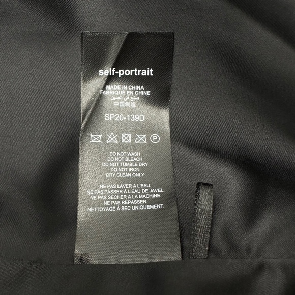 Self Portrait Velvet Diamante Jacket Black - Picture 13 of 15